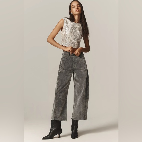 Anthropologie Pants - THE KENNA MID-RISE HERITAGE BARREL JEANS BY PILCRO: VELVET EDITION 41229…